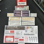 ست برچسب موتور سیکلت رهرو  RAHRO